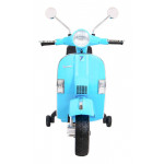 Elektrická motorka Vespa - modrá